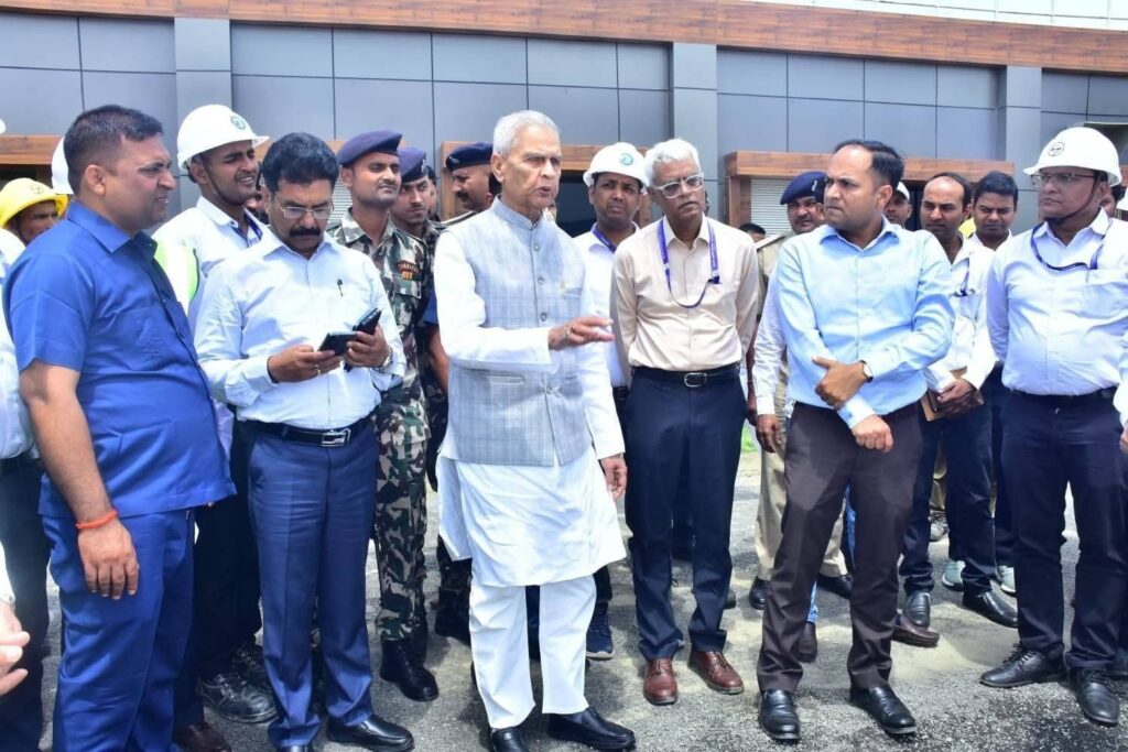 Kajra Solar Project Inspection by Bijendra Prasad Yadav