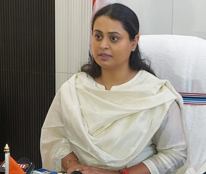 श्रेयसी सिंह ने बिहार खेल मंत्री का पदभार संभाला